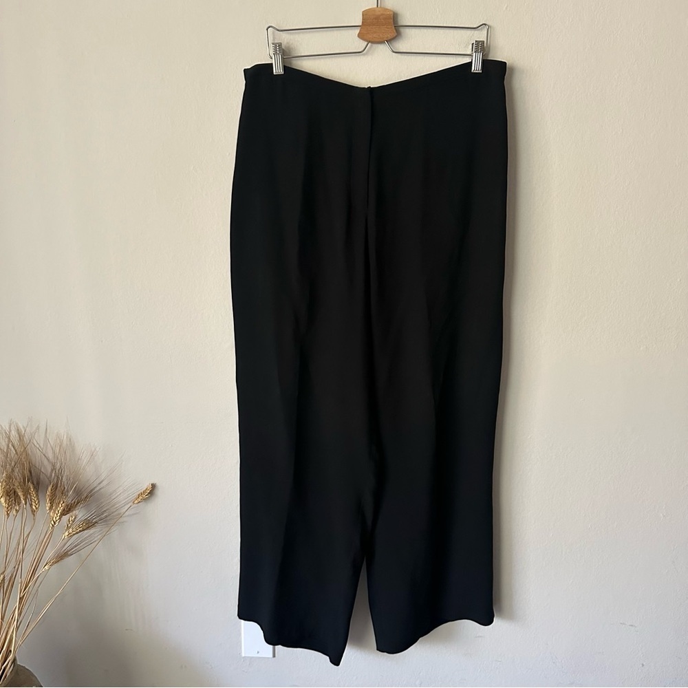 Eileen Fisher Ankle Lenght Pants Black Large